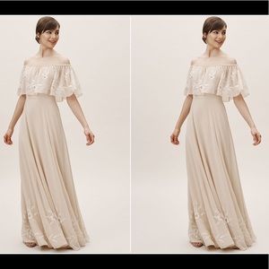 BHLDN Brittany Bridesmaid Dress - Oyster
